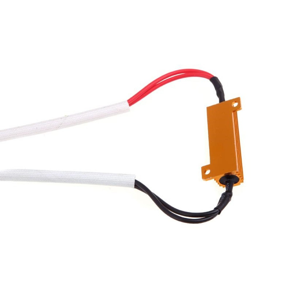 Wire LED Resistor Canceler Error Decoder H3 DRL Light Cornering Flicker Stop Fit