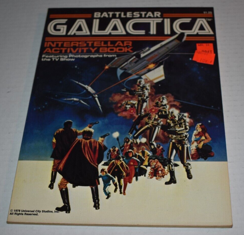 1978  Battlestar Galactica Interstellar Activity Book- Unused