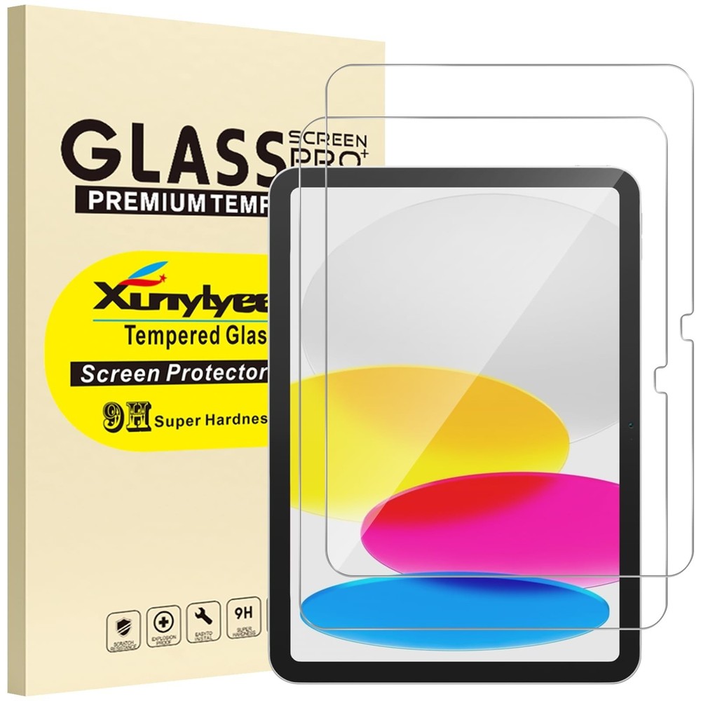 2 Pack, Screen Protector for iPad A16 11th/10th Generation (2025/2022 Model) ...
