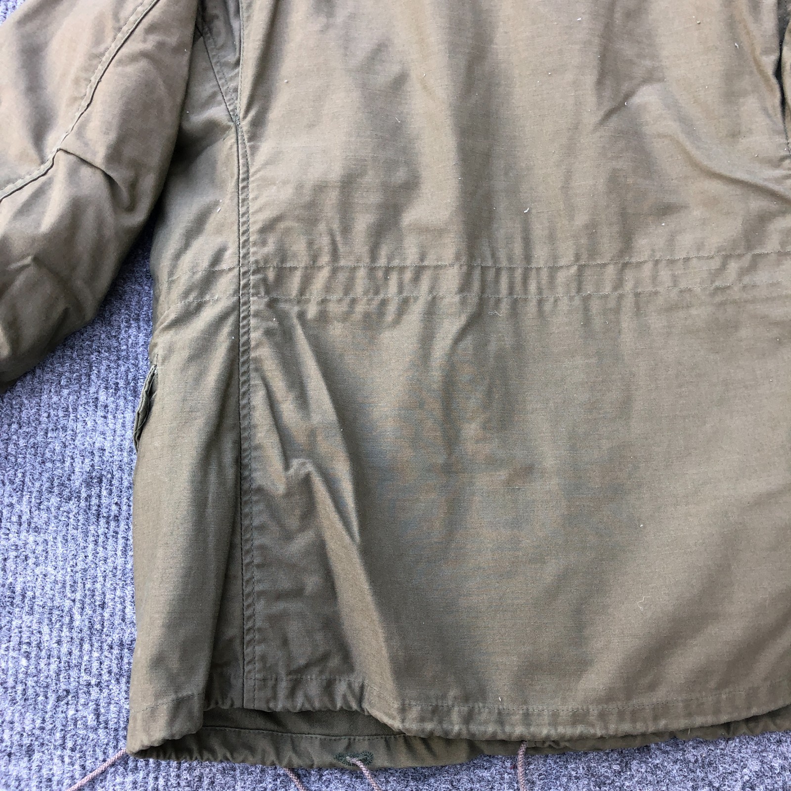 US Military Jacket Men Medium Regular OG 107 Field Coat Cold Weather Paint