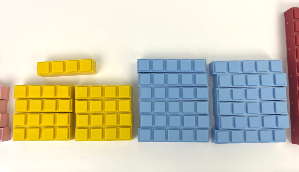 Math U See Integer Block Kit Manipulatives w Case Incomplete Homeschool