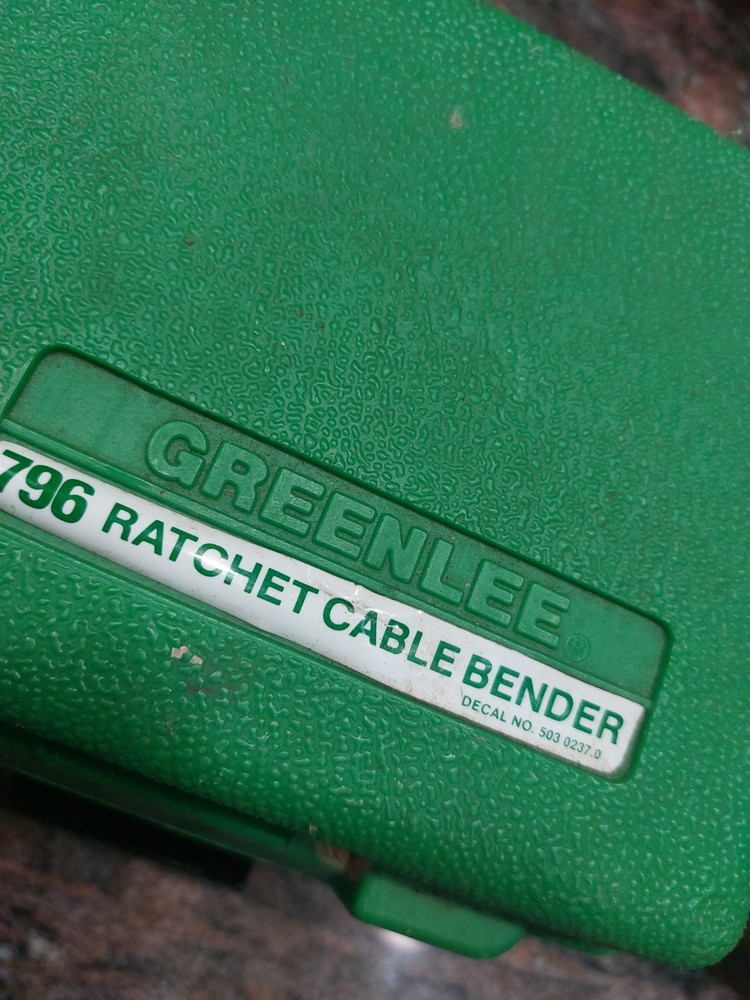 Greenlee 796 Ratchet Cable Bender