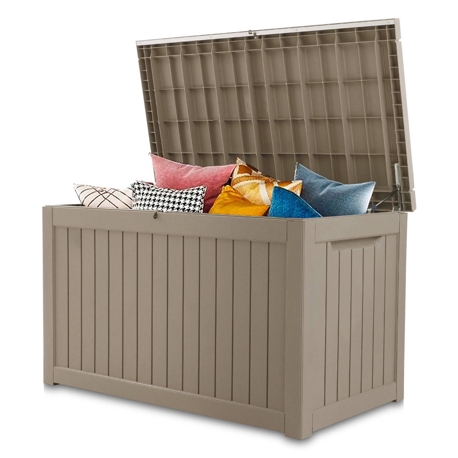 230 Gallon Deck Box Storage Outdoor Patio Chest Organizer Furniture Garden Bench