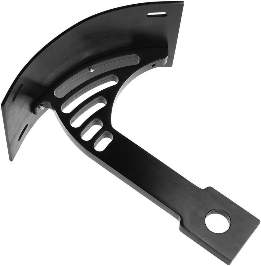 Black Motorcycle Cured Vertical Side Mount Licese Plate Tag Holder Bracket Fi...