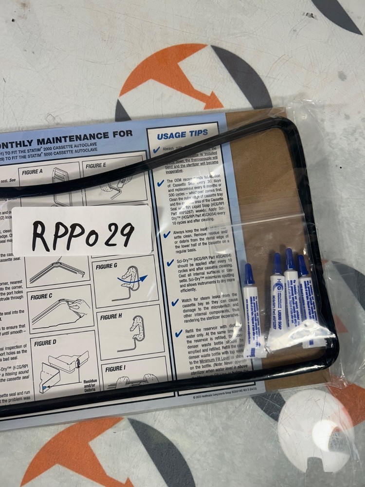 Statim 5000 Cassette PM Seal Kit SCS029