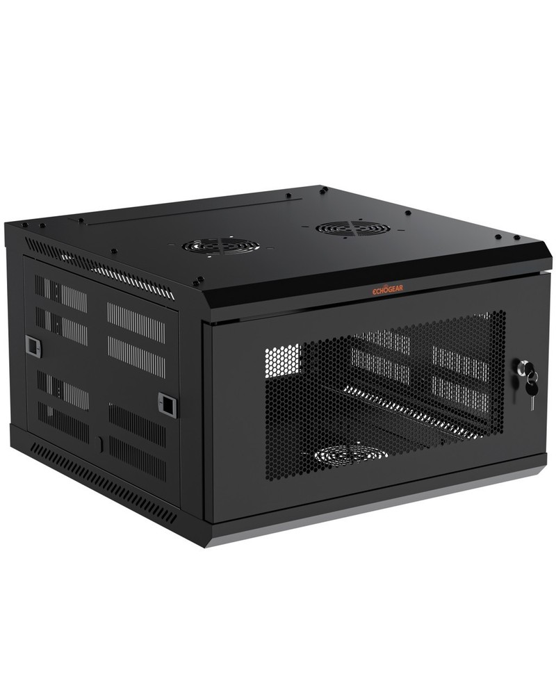 ECHOGEAR 6U Enclosed Network Rack - EGAV-PRE6U600D