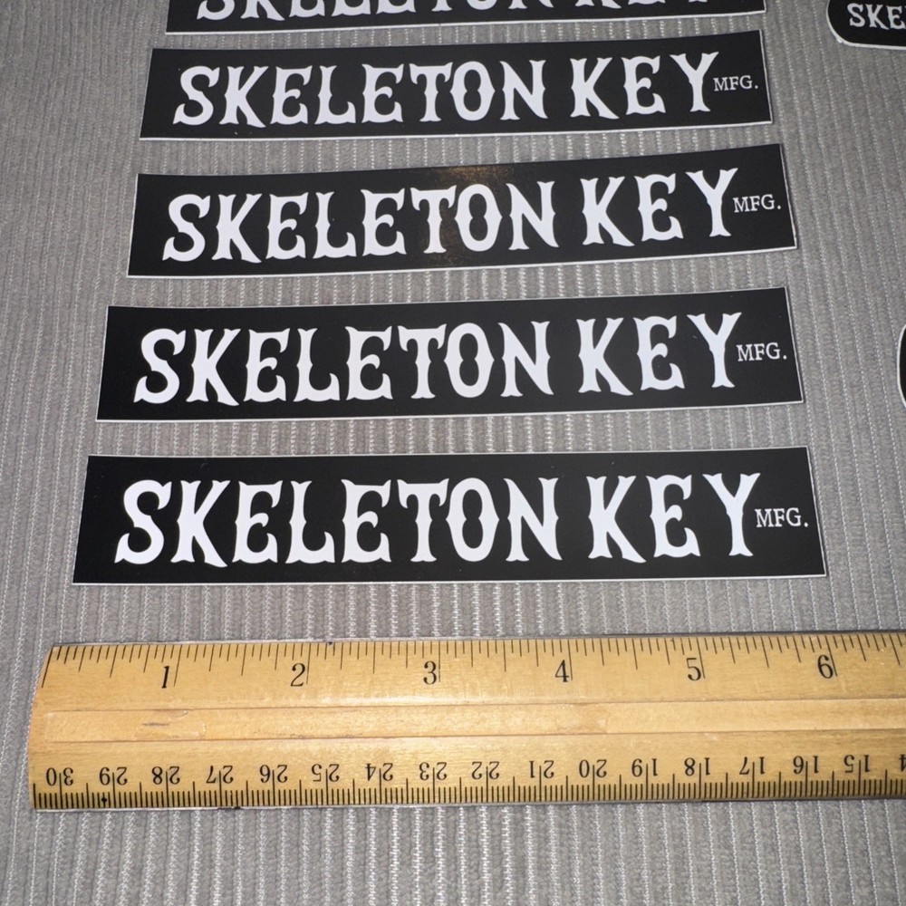 Skeleton Key Mfg. Stickers - 10 Pack - Middle Finger