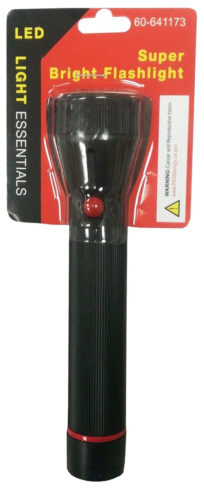 Tool Essentials LED Flashlight with Lightweight Plastic Housing