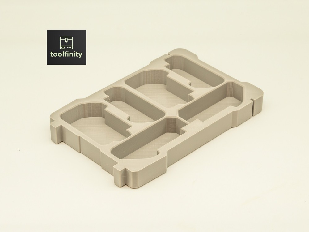 Milwaukee PACKOUT M18 Battery Holder Rack Tray Insert Storage