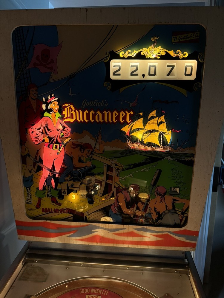 Buccaneer Pinball Machine