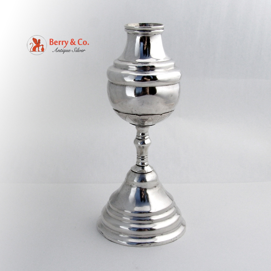 Mate Cup Spanish Colonial Silver 1750 Engraved Cup