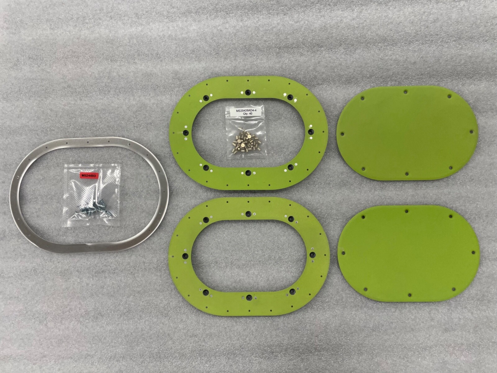 ✈️ PIPER SERVICE HOLE KIT 765-106 WITH DRILL JIG , INSPECTION ACCESS HOLE KIT