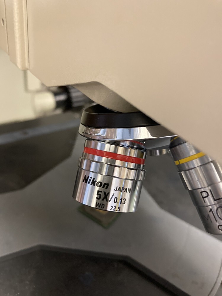 Technical Instruments Com. wafer Microscope with Nikon Objectives