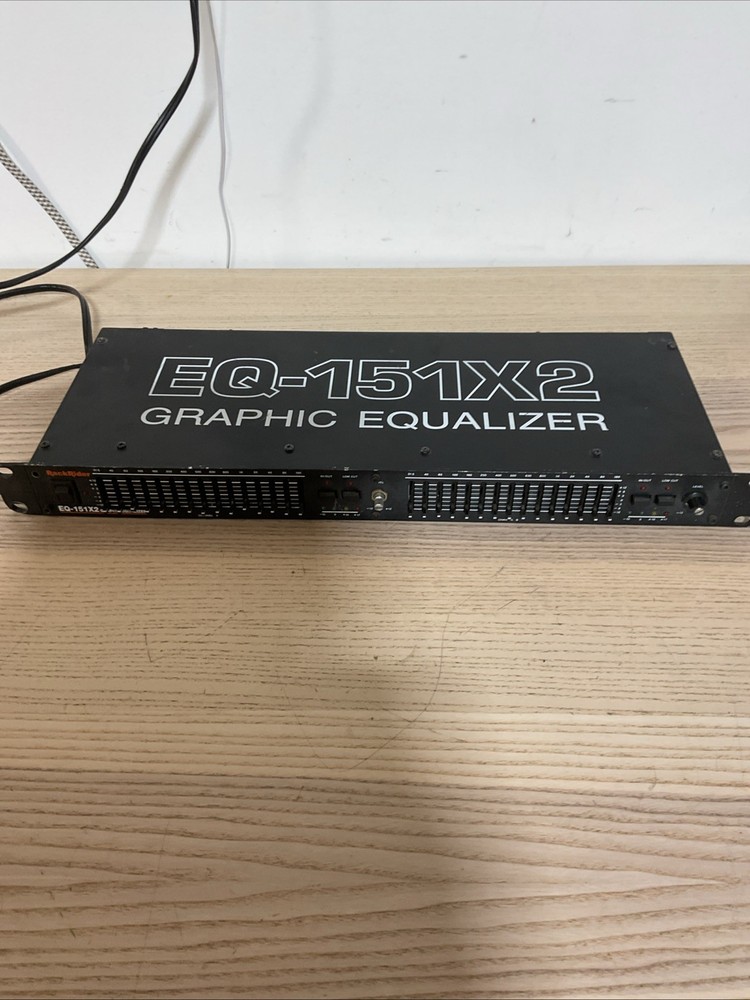 Rackrider EQ-151X2 Graphic ,equalizer,fast Shipping