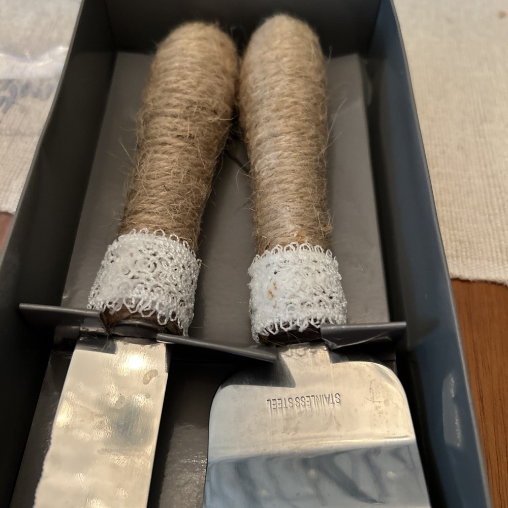 Original Box, Studio His & Hers Wedding Serving Set, Cake Knife w/Server