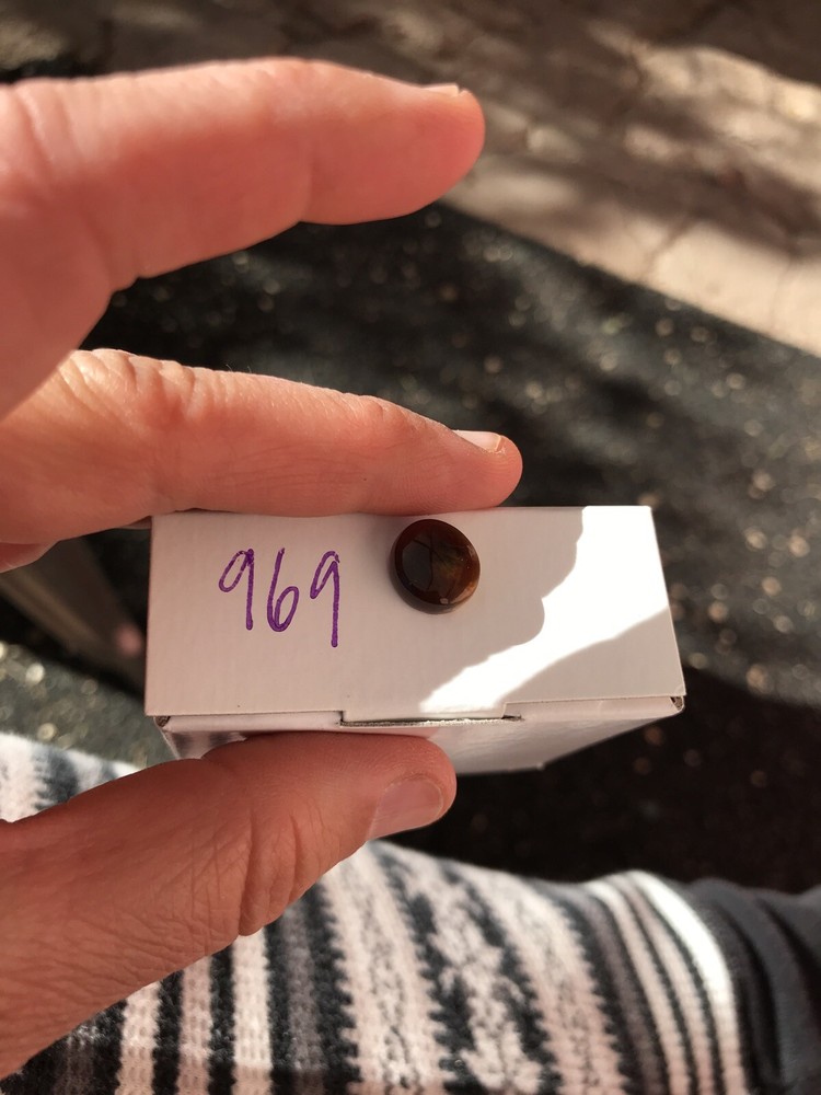 Deer Creek Fire Agate Cabochon