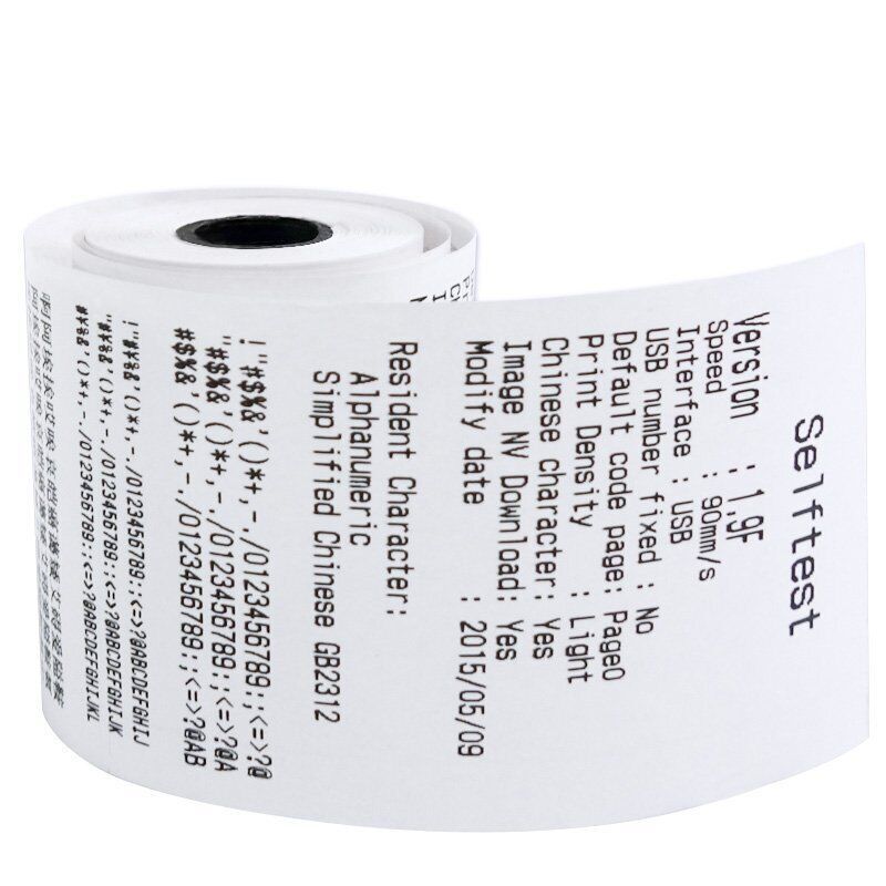 2-1/4" x 50' 85' Thermal Paper Credit Card Cash Register POS Receipt Paper Rolls