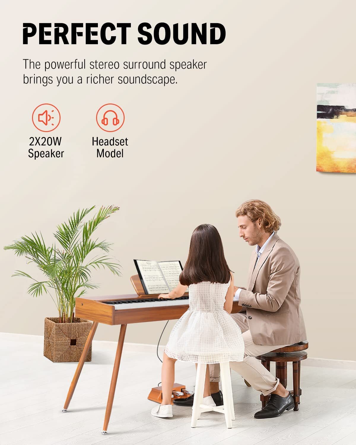 Donner DDP-80 Digital Piano Keyboard 88-Key Weighted Keys