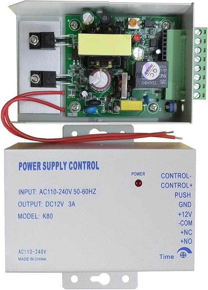 Global K80 Power Supply Control 12V for Electric Locks & Access Controllers
