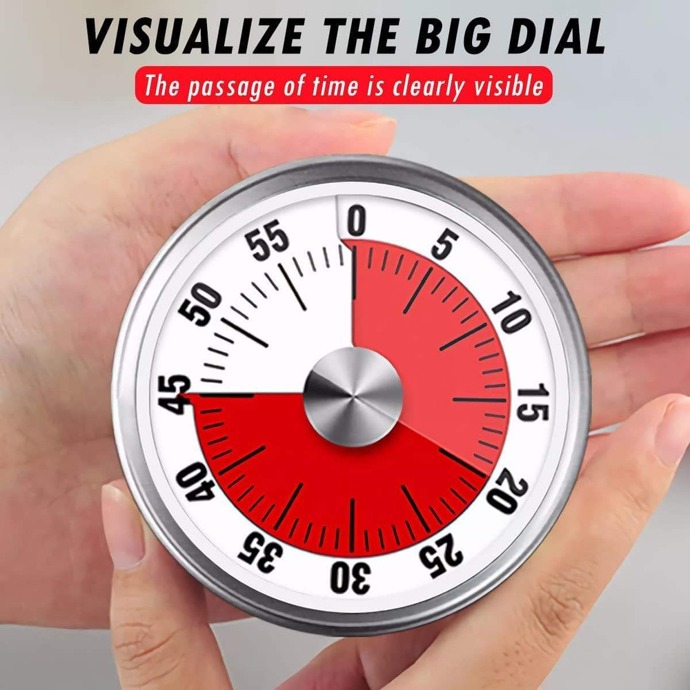 Retro Mechanical Kitchen Timer Alarm