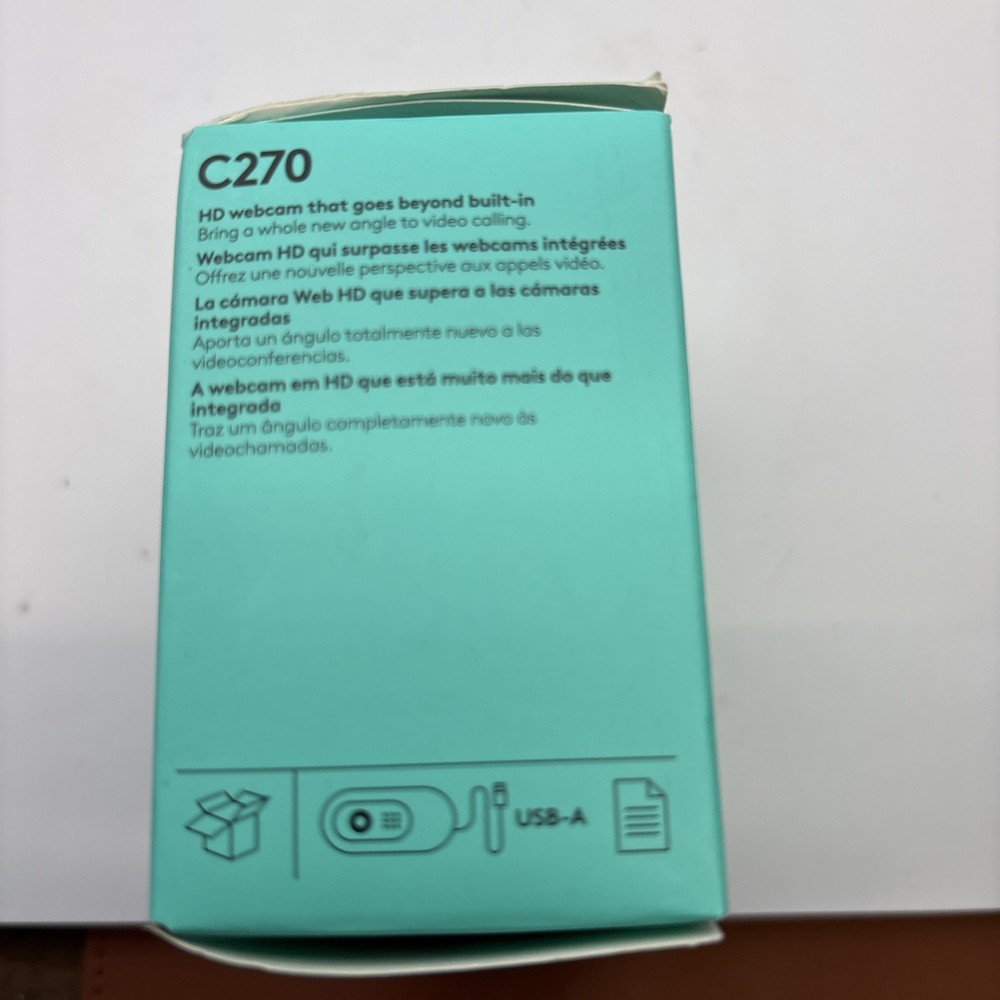 NOB-Logitech C270 Web Camera -Widescreen HD Video Calling-Noise-Reducing Mic