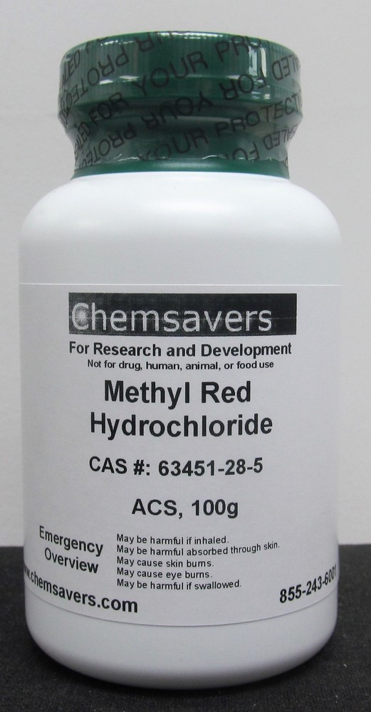 Methyl Red Hydrochloride, ACS, 100g