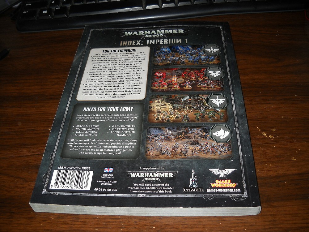 Warhammer 40k: Index: Imperium 1: Space Marines