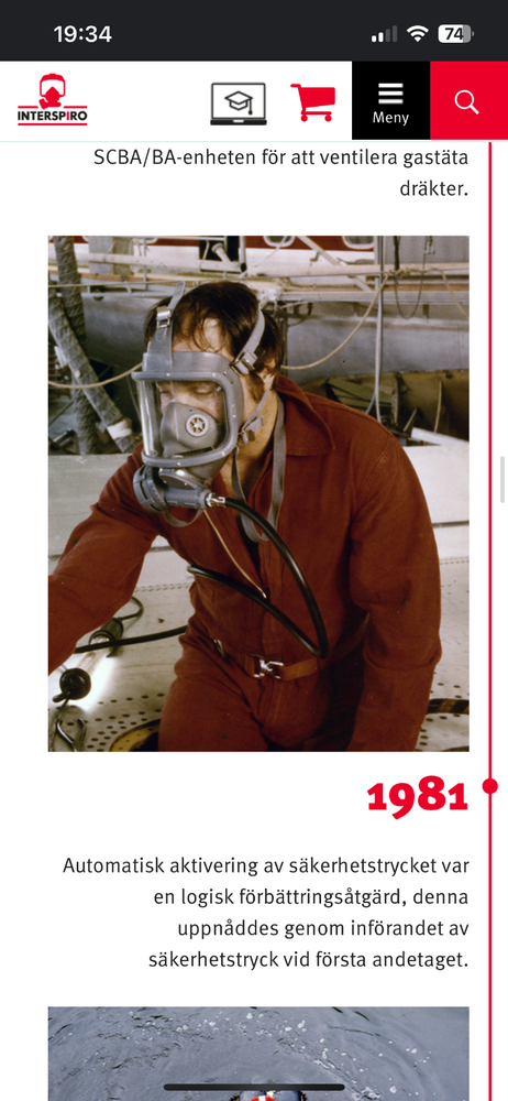 Interspiro spiromatic mask with breathing valve