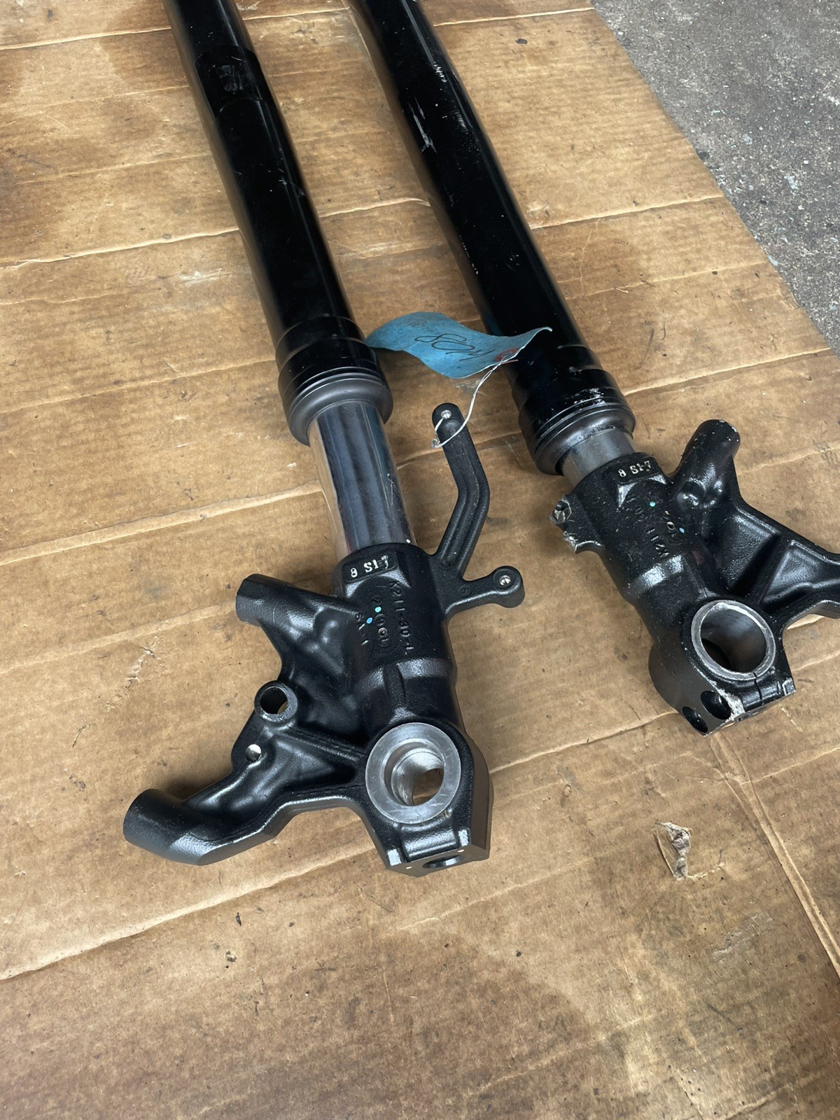 2023 19 - 25 KAWASAKI NINJA ZX636 ZX6R FRONT RIGHT LEFT SIDE FORKS TUBE LEG BENT