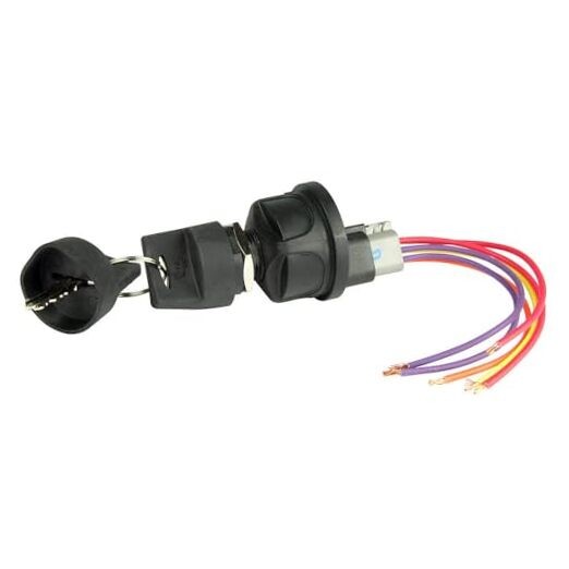 4 Position Sealed Ignition Accessory/Off/Ignition Accessory/Start Switches &
