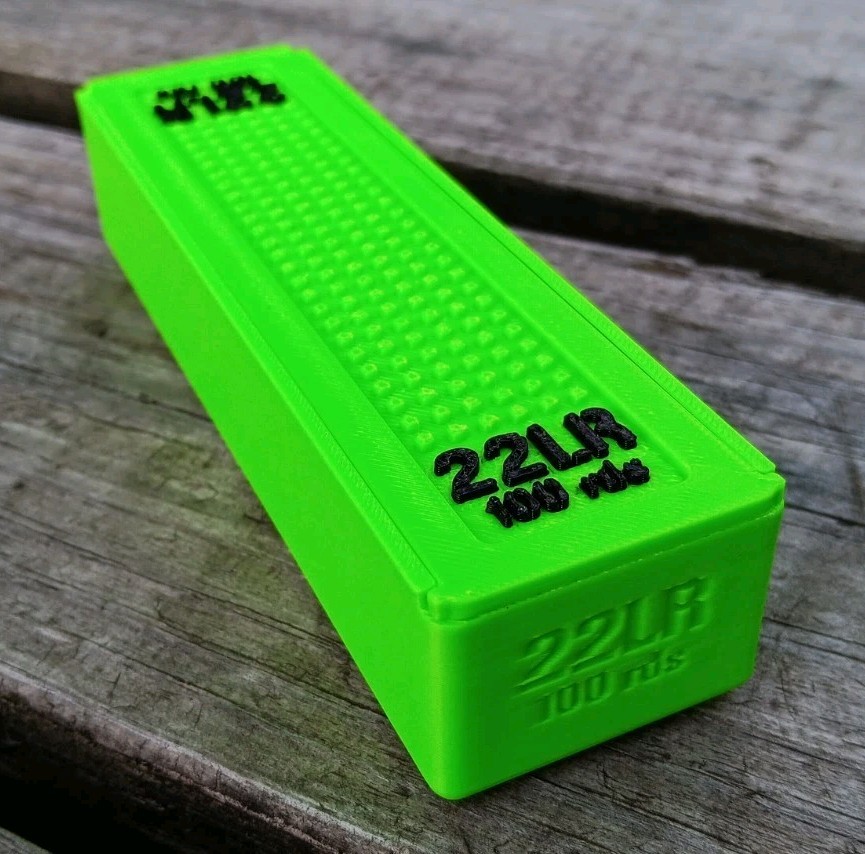 22LR Ammo Box 100rd Capacity (3 Pack)