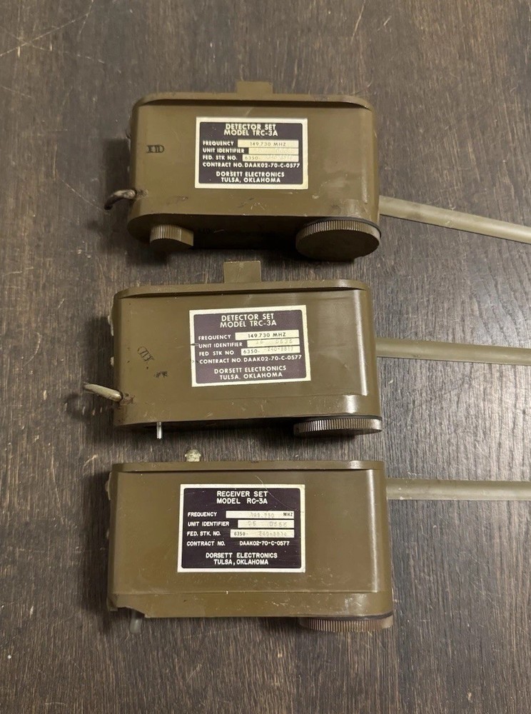 Seismic Vibration Detection Set TRC-3A, Receiver RC-3A - AS IS *READ*