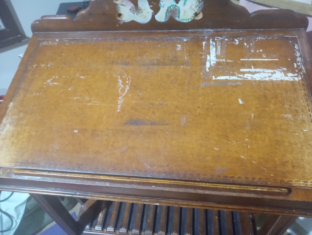 antique drop front secretary desk