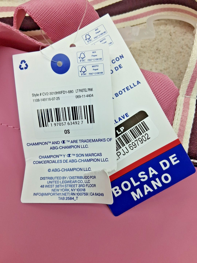 Champion Tote Pink *A2