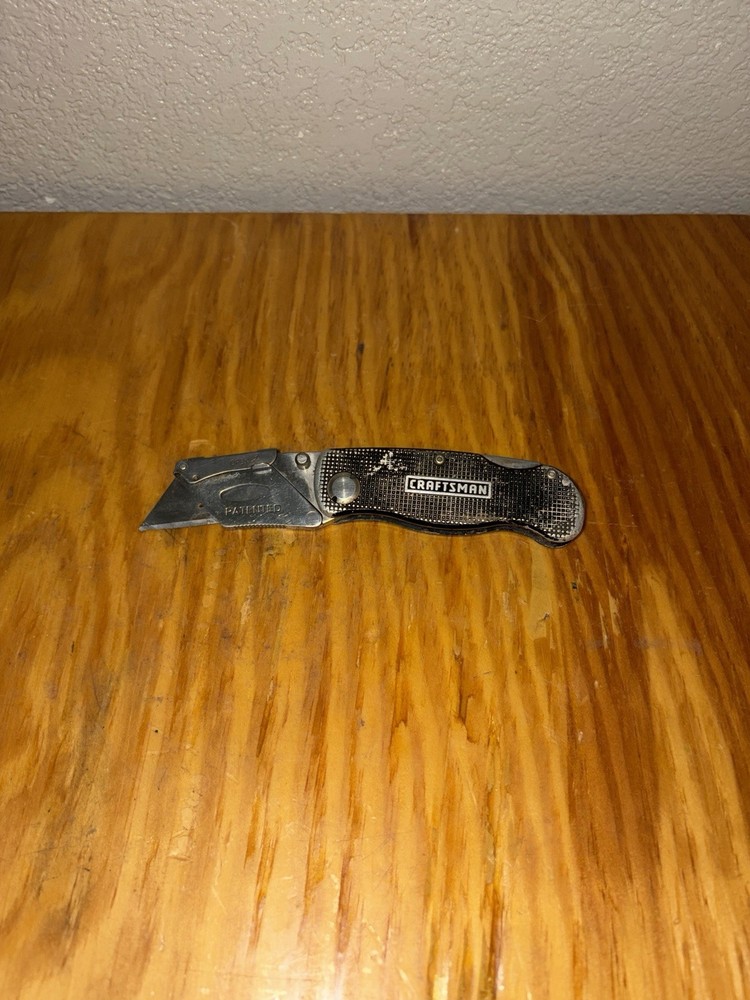Craftsman Lockback Utility Knife Black