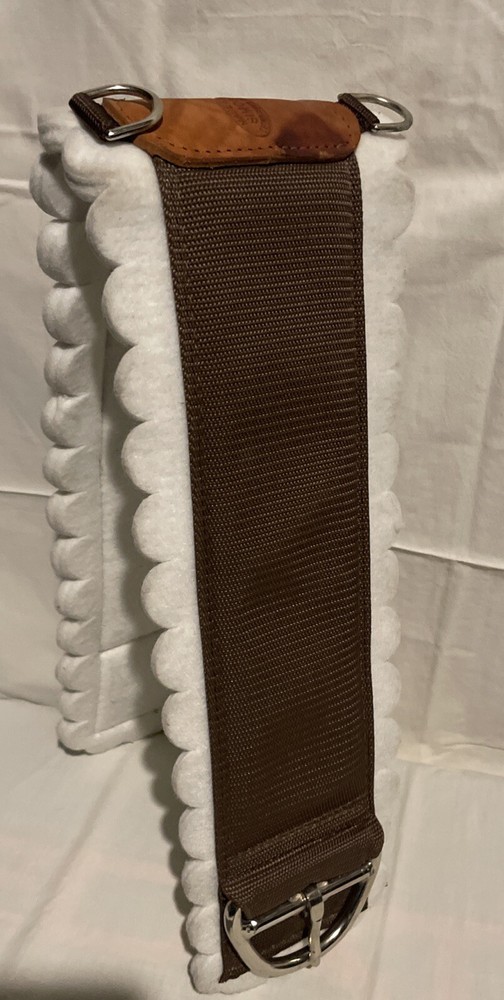 SIMCO Cinch 35" Smooth WHITE Straight Saddle Girth