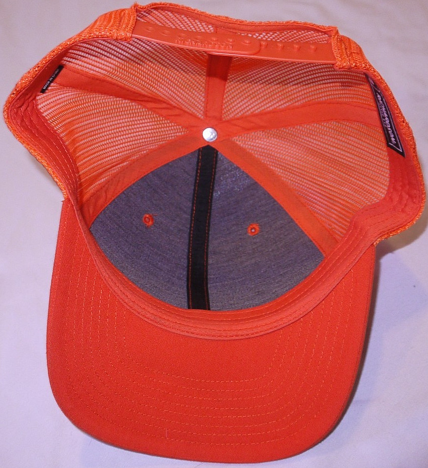 EUC Orange WAGGLE GOLF Rabbit Mesh Trucker Cap Hat