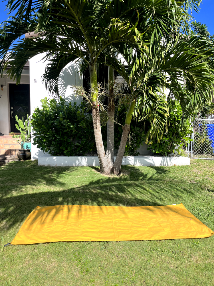 Microfiber Towel Beach/Travel/Yoga Mat - Solid Yellow