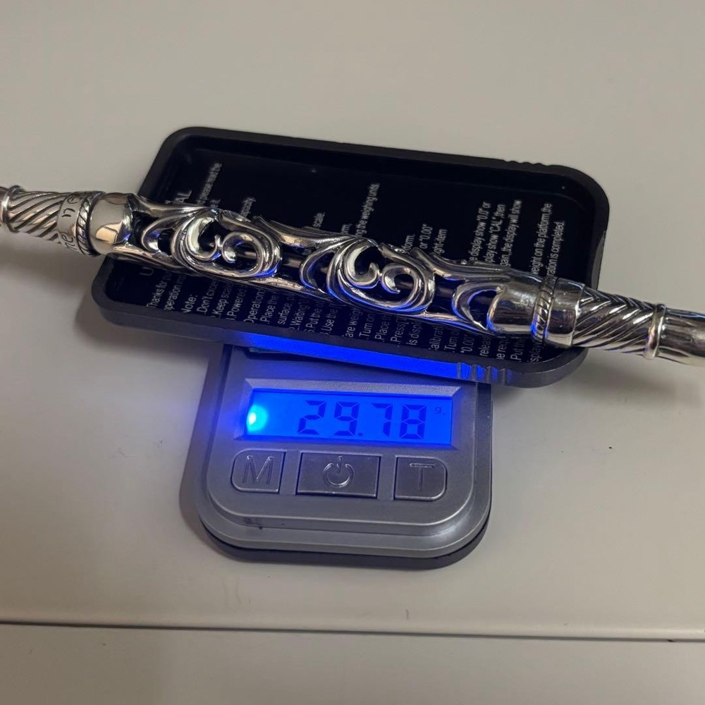 Luxury 925 silver ballpoint pen