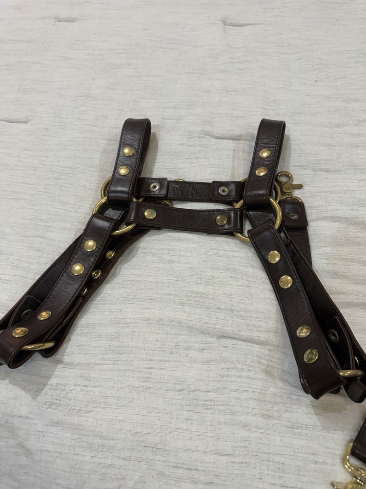 Leather Harmless with Leg Body Strap