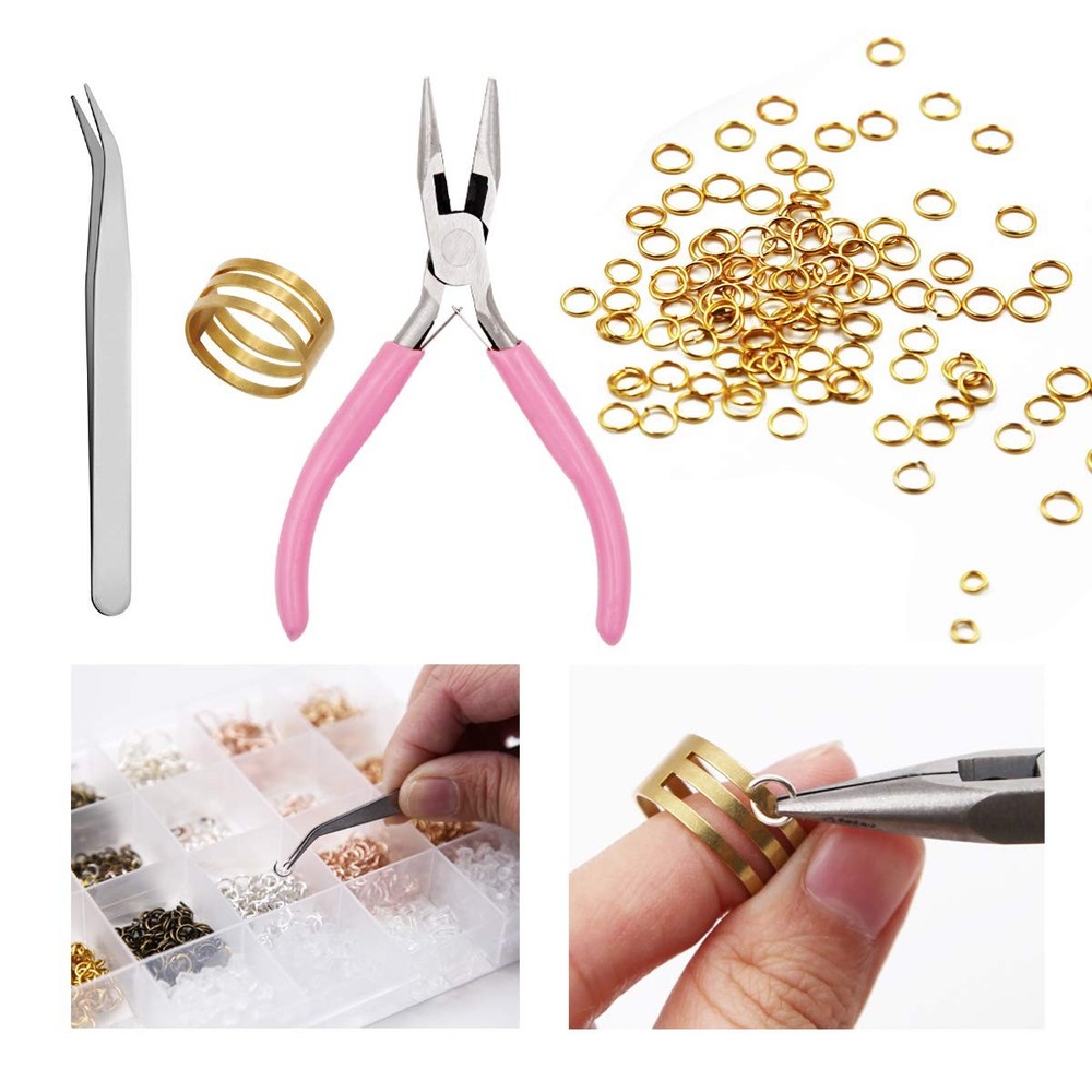Earring Hooks Kit, 2003Pcs with Fish Hooks, Earring Holder Cards, Backs, Open...