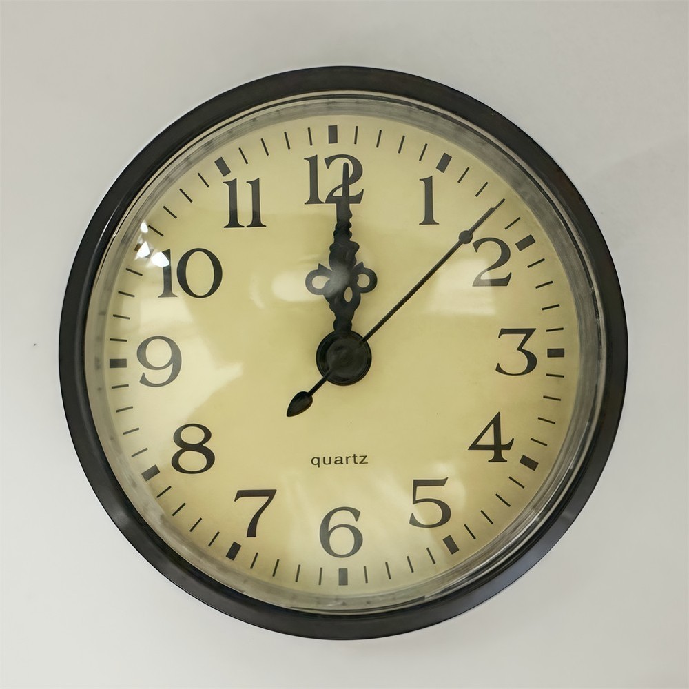 Compact Quartz Movement Insert for DIY Clock Making and Enhancement Projects