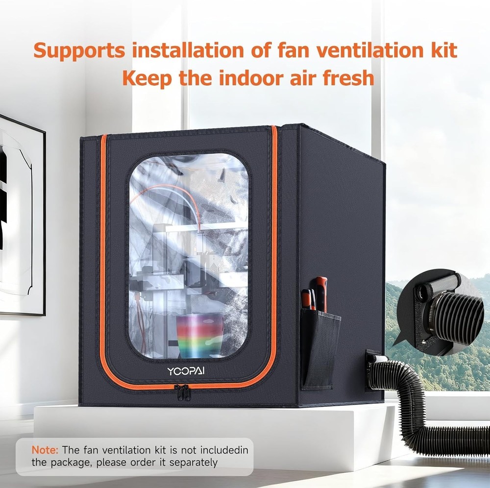 Anycubic Kobra 3D Printer Enclosure with LED Light