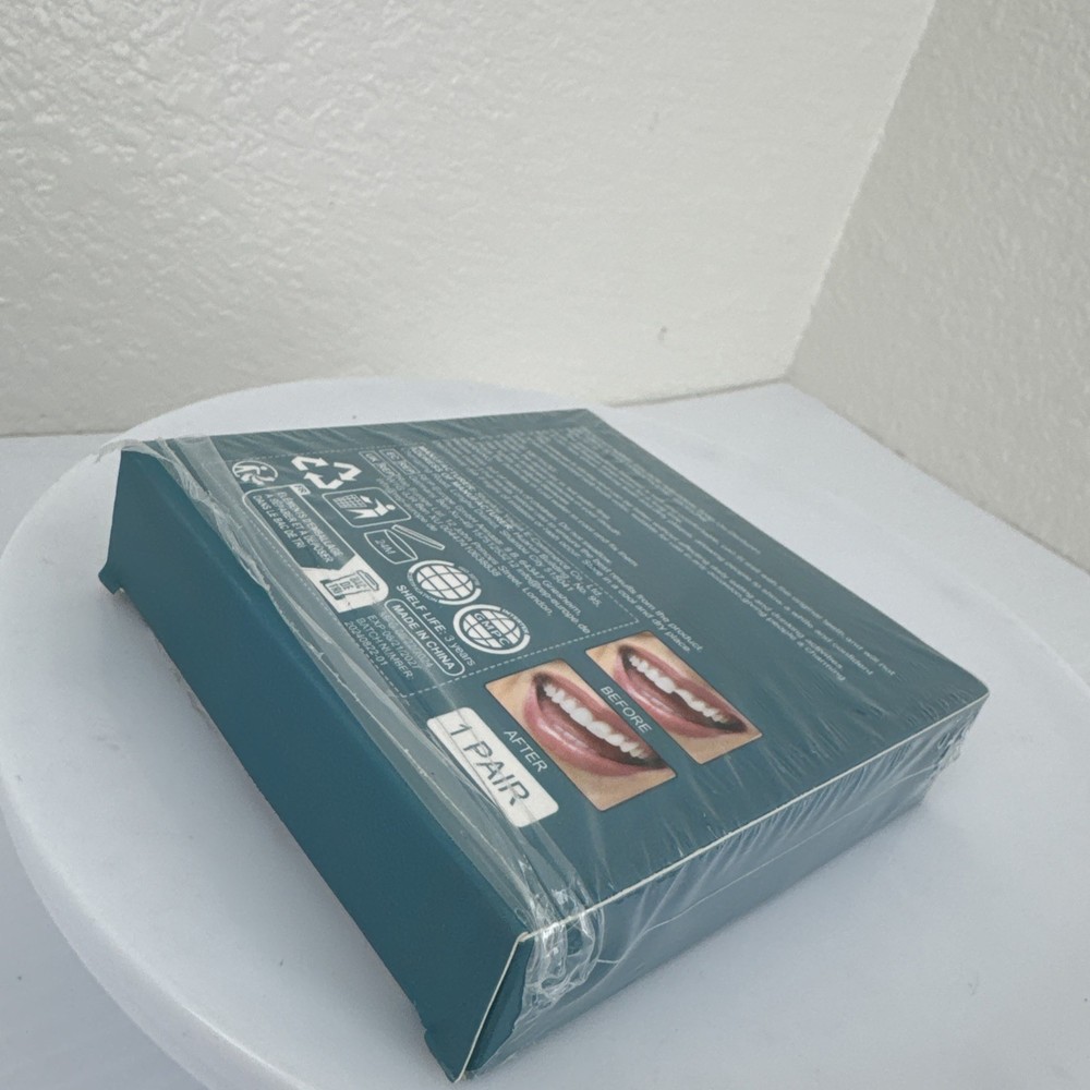 Temporary Teeth Perfect Cover Adjustable Snap On Teeth Dentures Set Open Box
