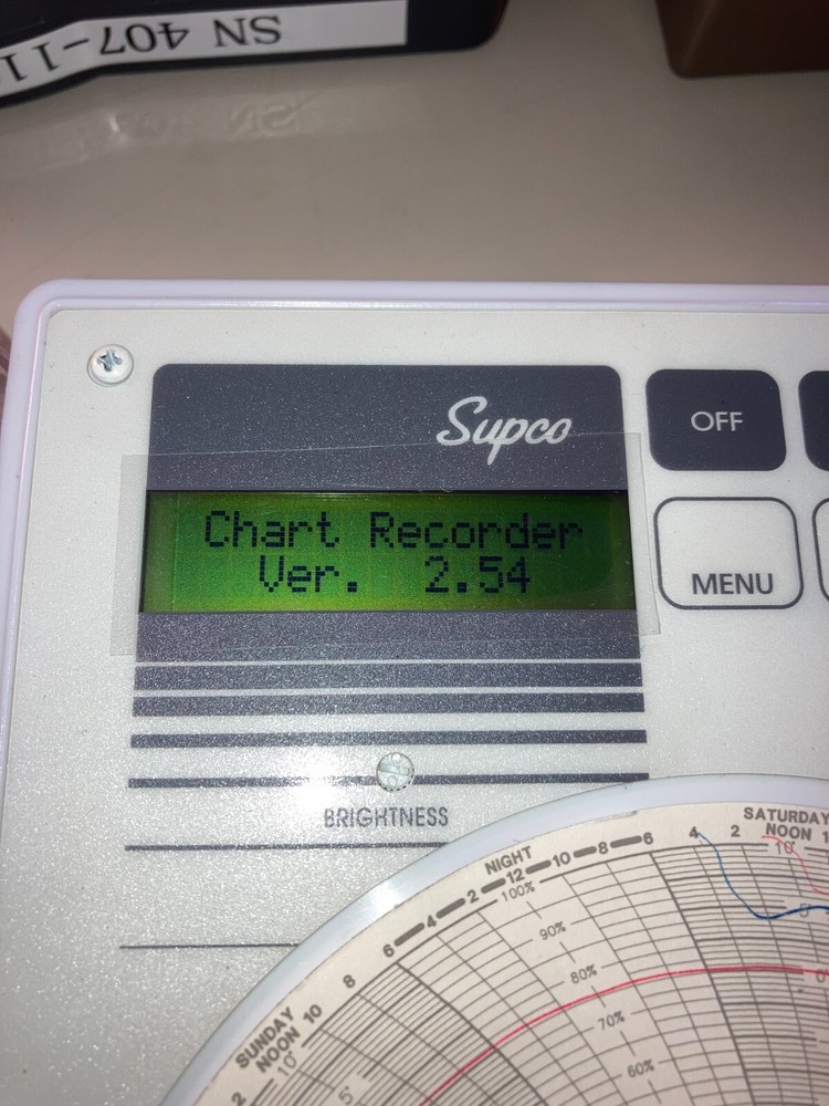 SUPCO CRTH2 Temperature Recorder Data Logger - New Batteries Probe Required