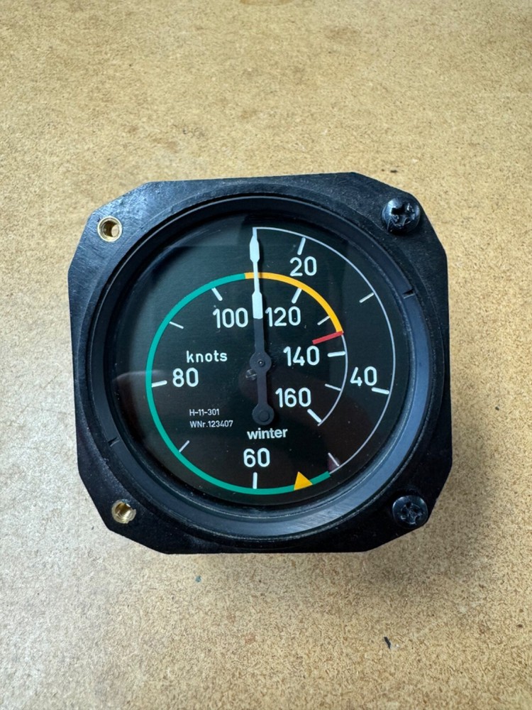 Winter 6FMS423 Airspeed indicator
