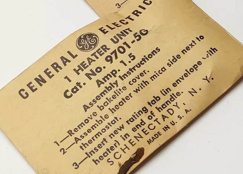 GE 9701-G HEATER UNIT (NIB)