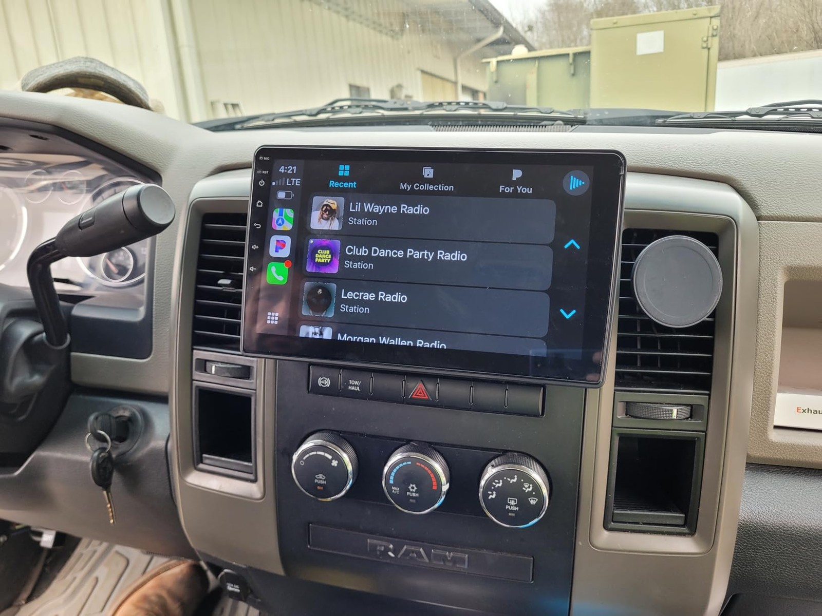 For 2009-2012 Dodge Ram 1500 2500 3500 CarPlay Car Stereo Radio Android 13 GPS