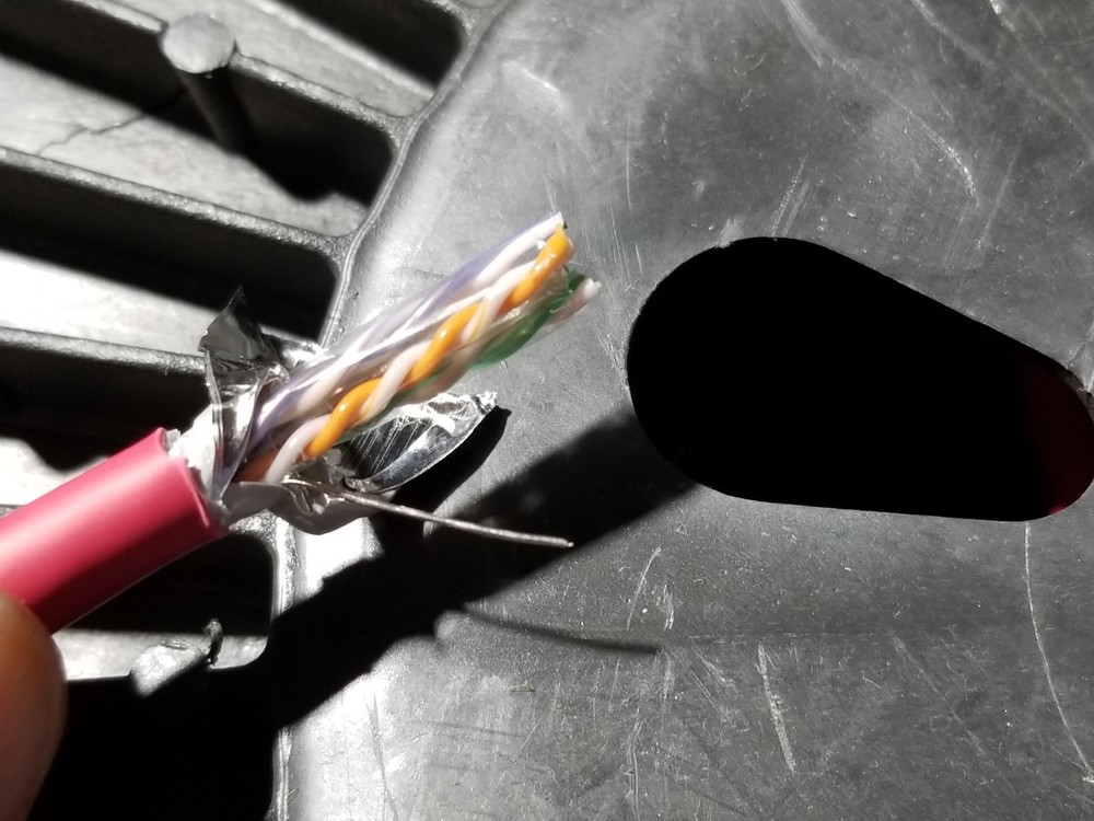 Commscope CS34P 23/4P Cat6 F/UTP WebTrak Plenum Shielded Network Cable Red/100ft