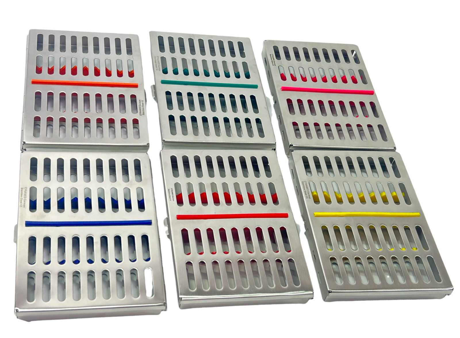 PREMIUM DENTAL AUTOCLAVE STERILIZATION CASSETTE RACK BOX TRAY FOR 10 INSTRUMENTS
